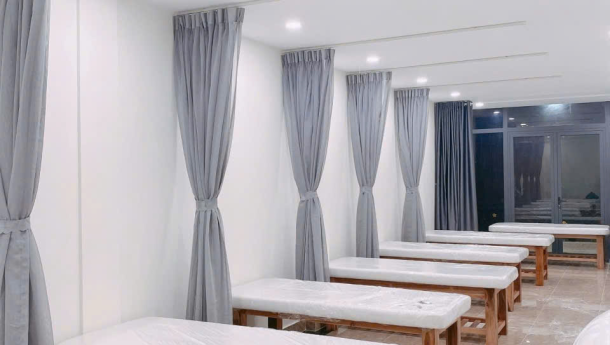 Công trình màn rèm spa quận tân bình