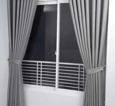 Màn cửa 1 lớp xám