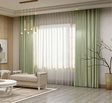 MÀN VẢI GẤM 2 LỚP